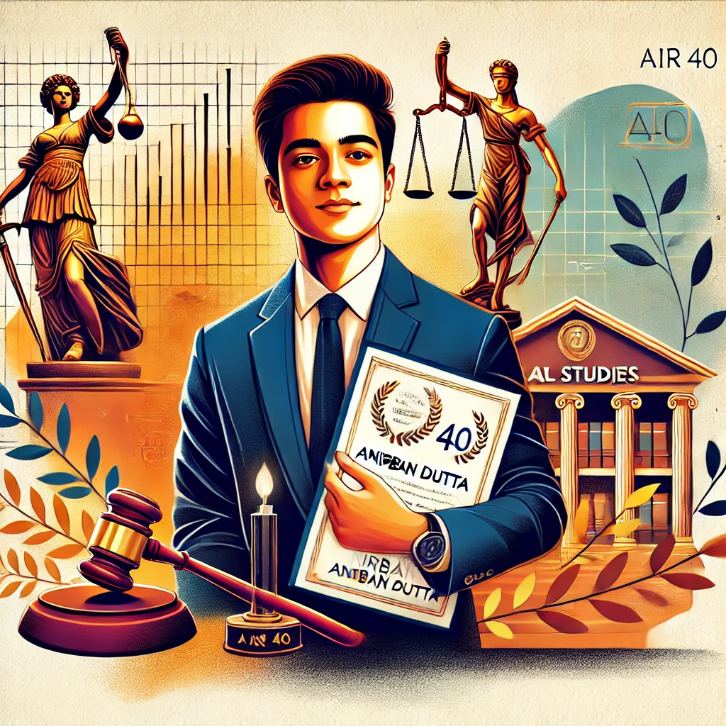 AILET Topper 2025 Interview: "My enthusiasm for debating inspired my pursuit of a legal career" by Anirban Dutta AIR 40